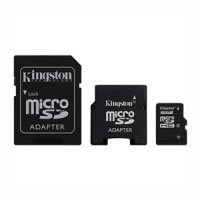 Kingston 16GB MicroSDHC Card, 2 adapters (SDC2/16GB-2ADPER)